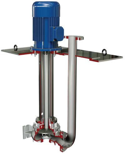 Insteekpompen / Cantilever tekening