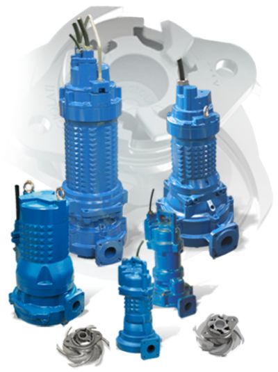 Submersible grinder/ cutter pumps tekening
